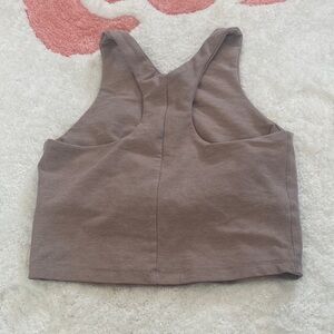 Beyond Yoga Taupe Sleeveless Tank Top